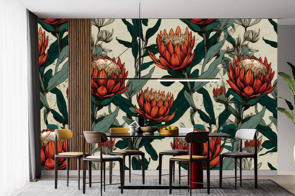 Floral wallpaper collection